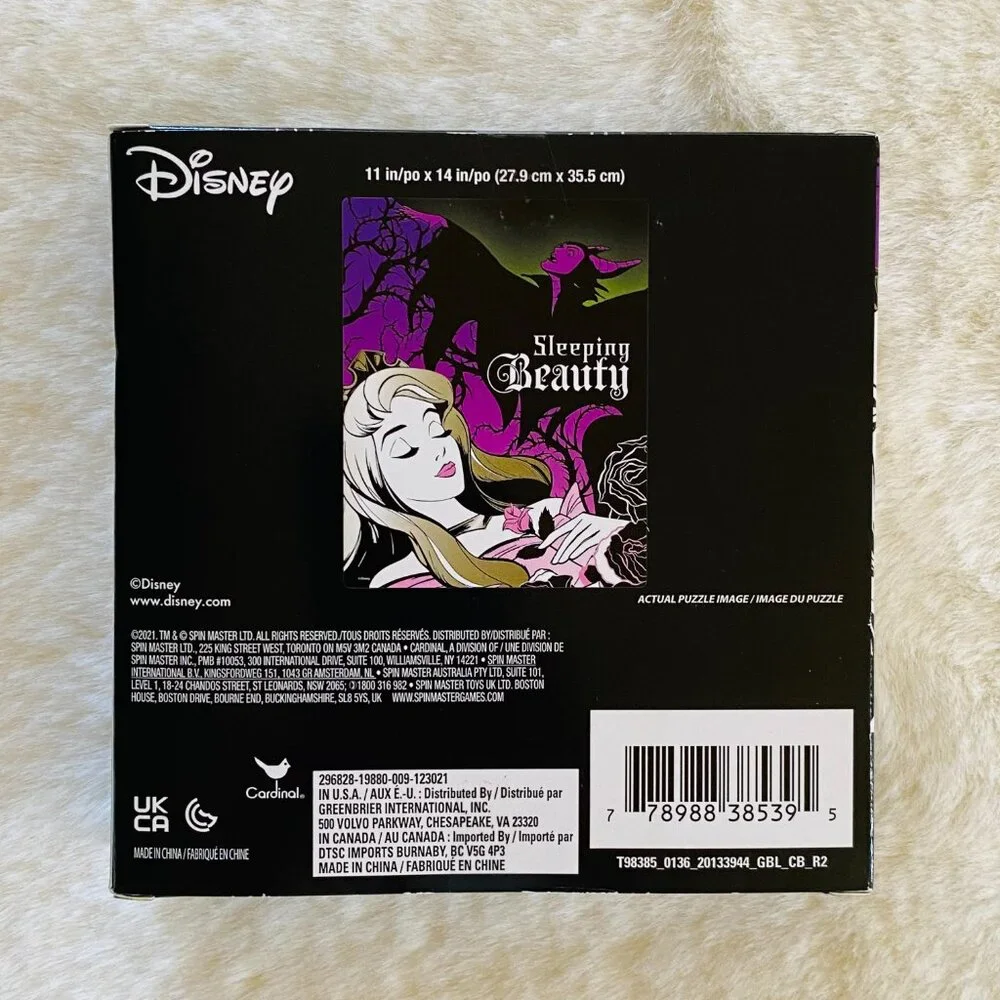 Disney 500 Piece SLEEPING BEAUTY Princess Aurora Jigsaw Puzzle NEW SEALED